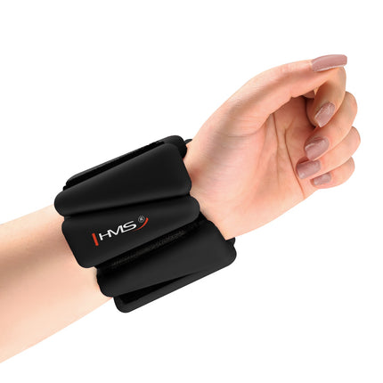 Black Silicone Ankle & Wrist Exercise Weights