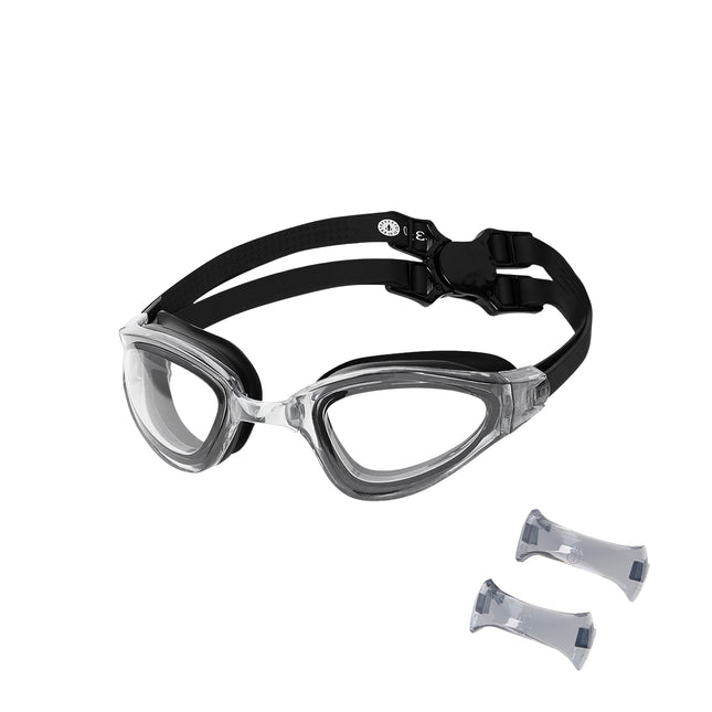 Black Swimming Goggles, Anti-Fog, UV Protection