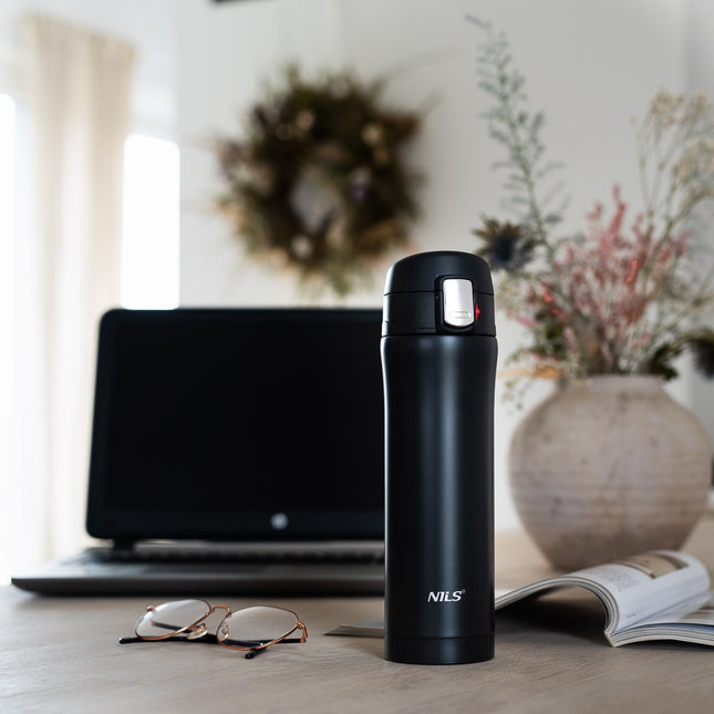 Black Thermal Cup, 10 oz, Insulated