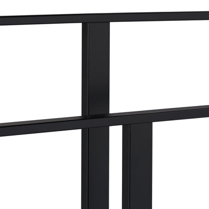 Black Towel Rack with 2 Bars
