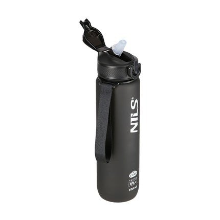 Black Tritan Water Bottle – Durable, BPA-Free, 750ml