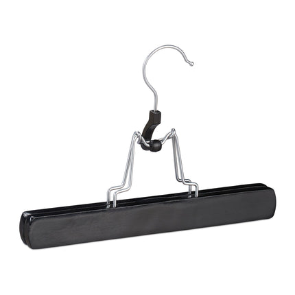 Black Trouser Hanger Pack of 12