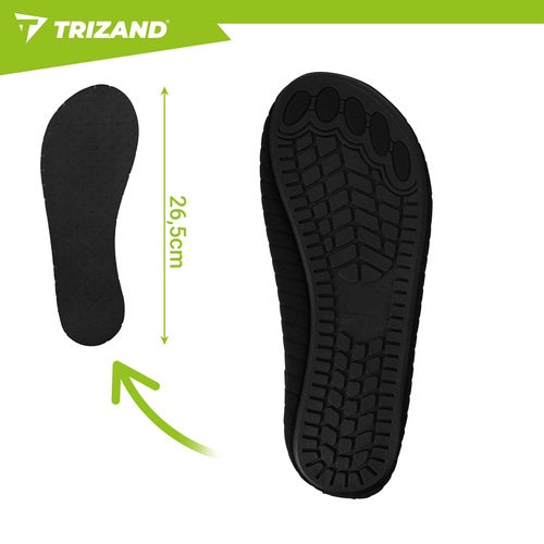 Black Water Shoes, Size 43, Non-Slip, Quick-Drying
