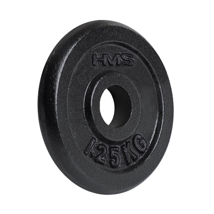 Black Weight Plate 1.25 kg – Durable Fitness Equipment