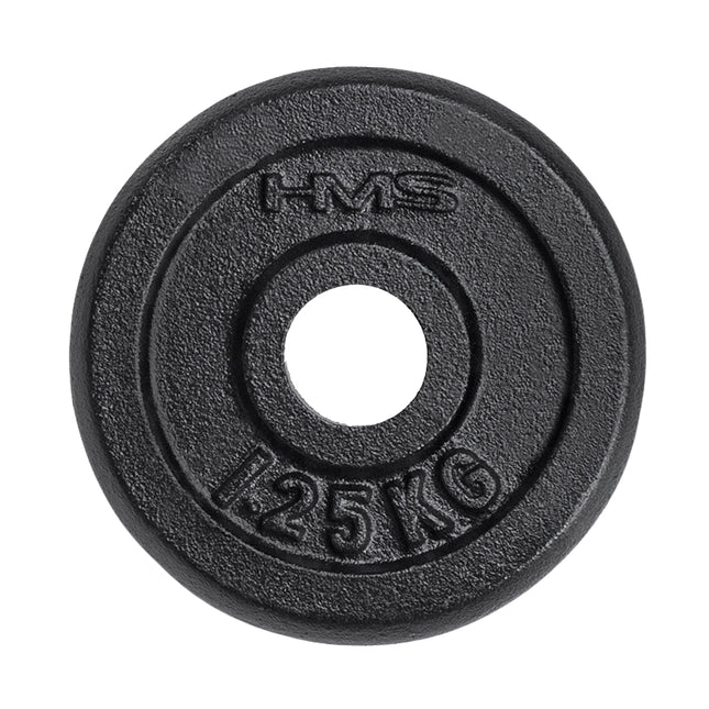 Black Weight Plate 1.25 kg – Durable Fitness Equipment