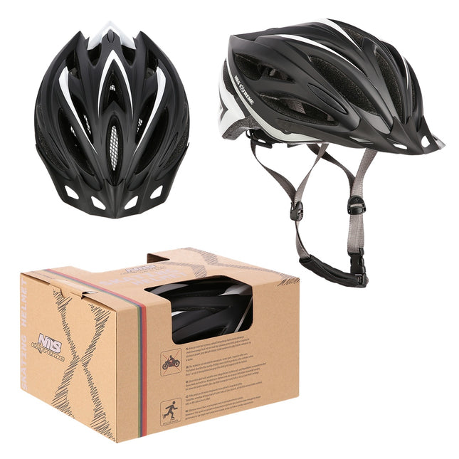 Black-White Helmet, Size S (48-53 cm)