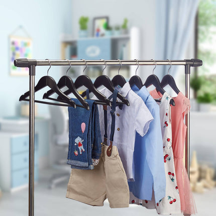 Black Wooden Kids' Coat Hangers