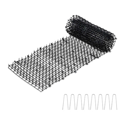 Black barbed wire