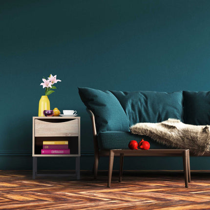 Black bedside table