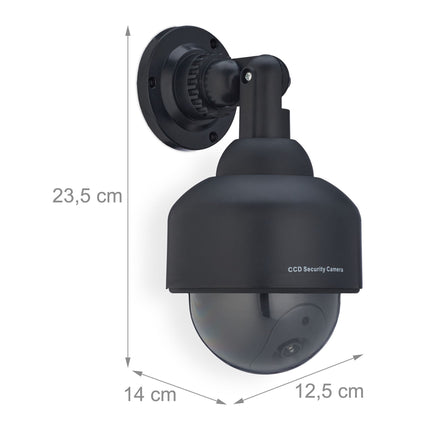 Black camera dummy domed mold set of 2