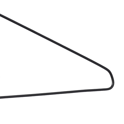 Black clothes hangers 48-pack