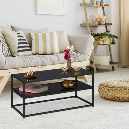 Black coffee table