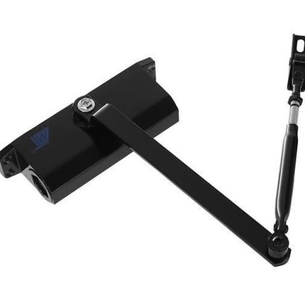 Black door closer 40-60 kg
