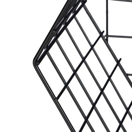 Black floating shelves in set of 3
