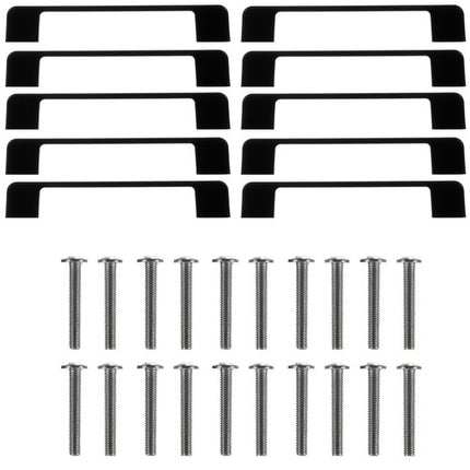 Black furniture handle - 10 pcs. Ruhhy 22280