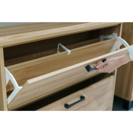 Black furniture handle - 10 pcs. Ruhhy 22280