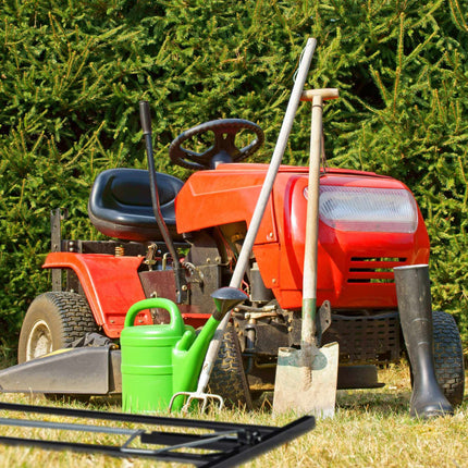 Black lawnmower lift