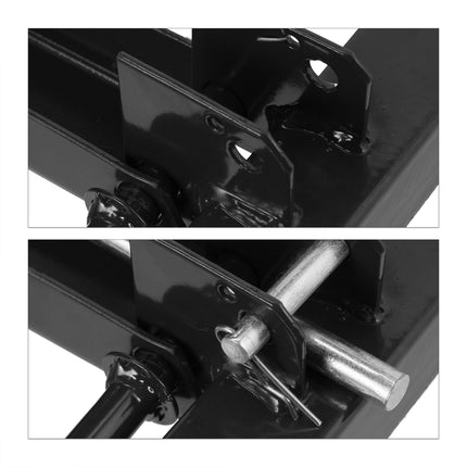 Black lawnmower lift