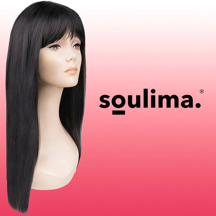 Black long wig for women P14833