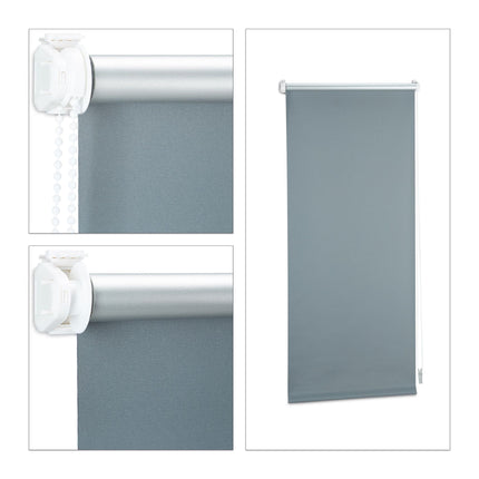 Blackout curtain gray 60 to 120 wide