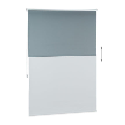 Blackout curtain gray 60 to 120 wide