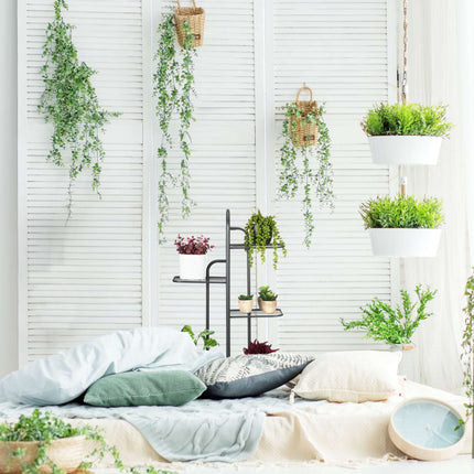 Black plant stand 4 shelves