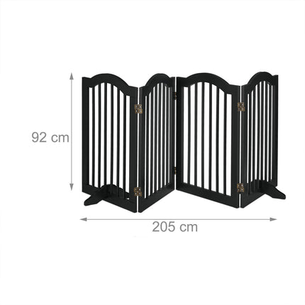 Black security gate 92 cm
