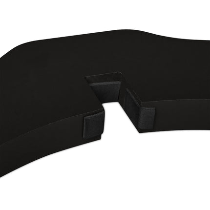 Black security gate with door 70 cm