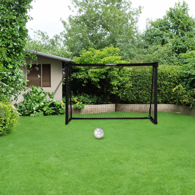 Zwart voetbaldoel 120 x 180 cm
