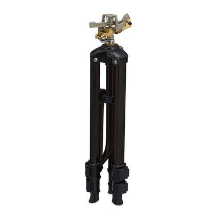 Black sprinkler with metal stand