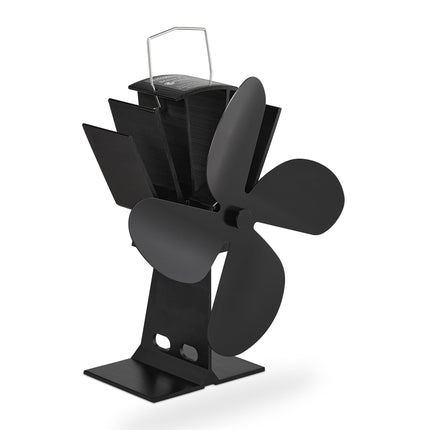 Black stove fan without electricity