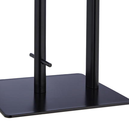 Black toilet paper holder