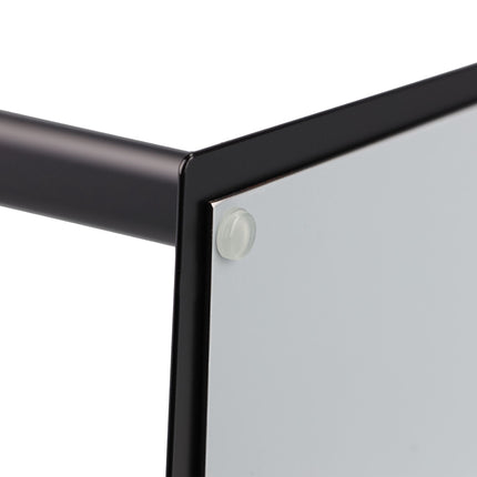 Black towel stand with 3 rails