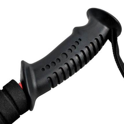 Black trekking poles + accessories - set of 2