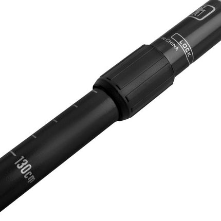 Black trekking poles + accessories - set of 2