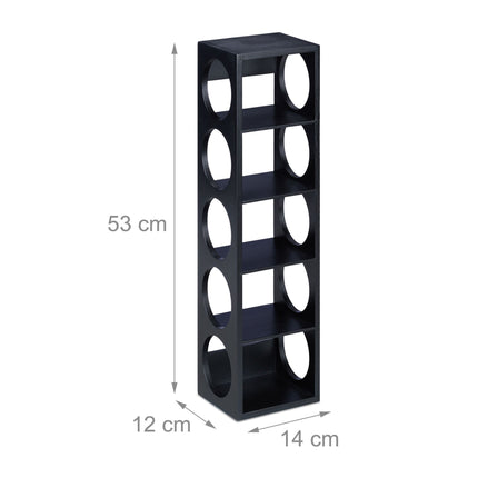 Black wine rack set of 2