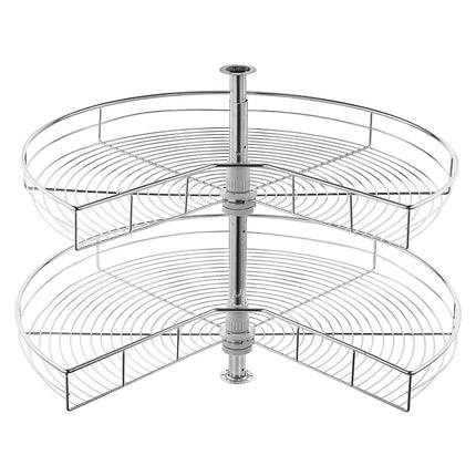 Blind Corner Cabinet Organizer, 31.5in 2-Tier Rotating