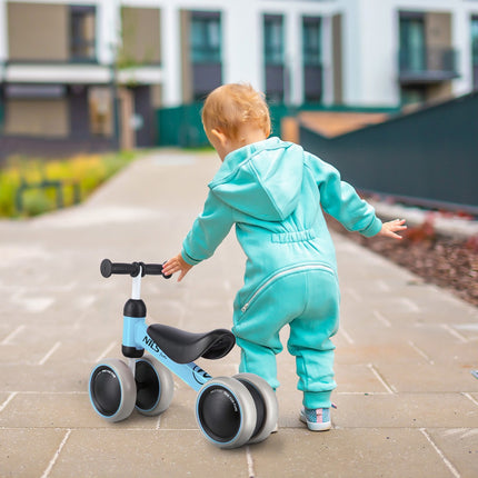 Blue Balance Bike for Kids, Lightweight, Adjustable