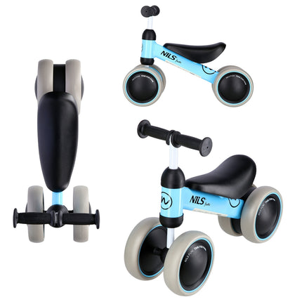 Blue Balance Bike for Kids, Lightweight, Adjustable