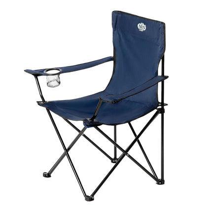 Blue Folding Camping Chair, Lightweight, Portable