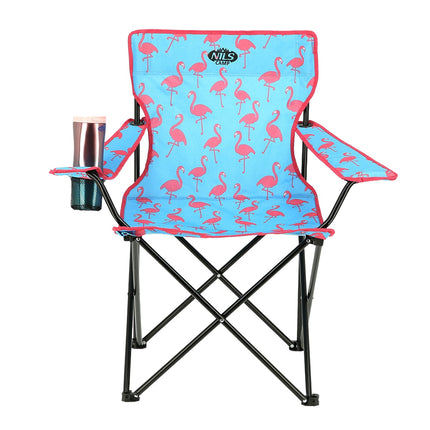 Blue Folding Tourist Chair, Lightweight, Portable