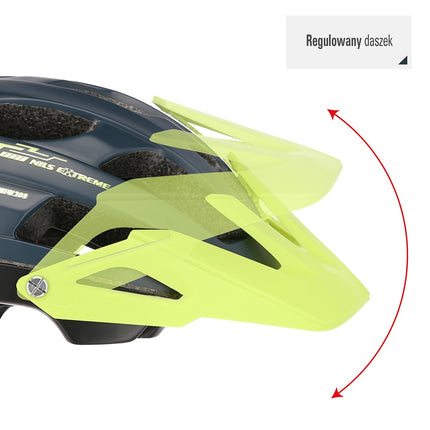 Blue-Green Bike Helmet, Size L (55-61cm)
