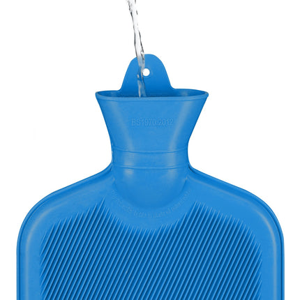 Blue Hot Water Bottle 2L