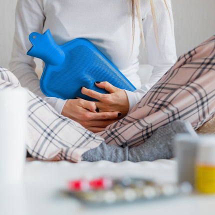 Blue Hot Water Bottle 2L