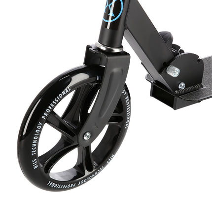 Blue Kick Scooter, Foldable, Adjustable Height