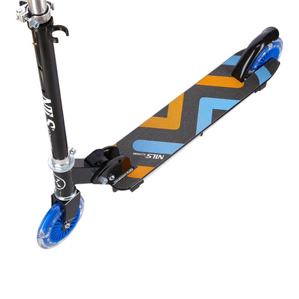 Blue Kick Scooter, Foldable, Lightweight Design