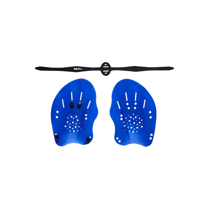 Blue Swimming Hand Paddles, Adjustable, Ergonomic Design