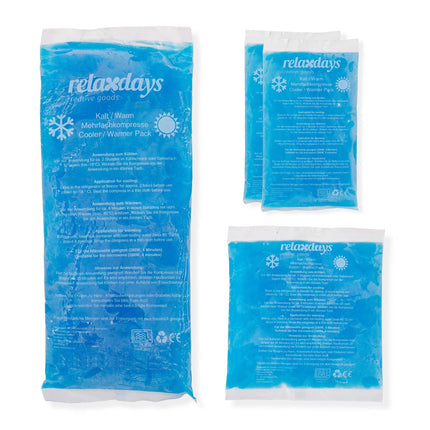 Blue cooling bulbs in a set of 4