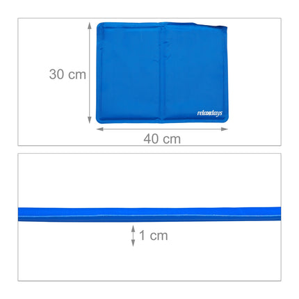 Blue cooling mat for dogs