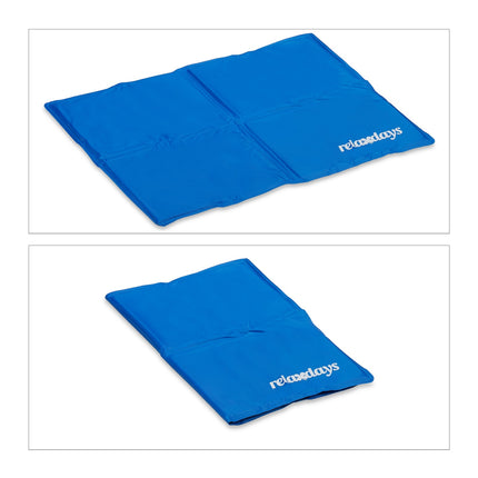 Blue cooling mat for dogs